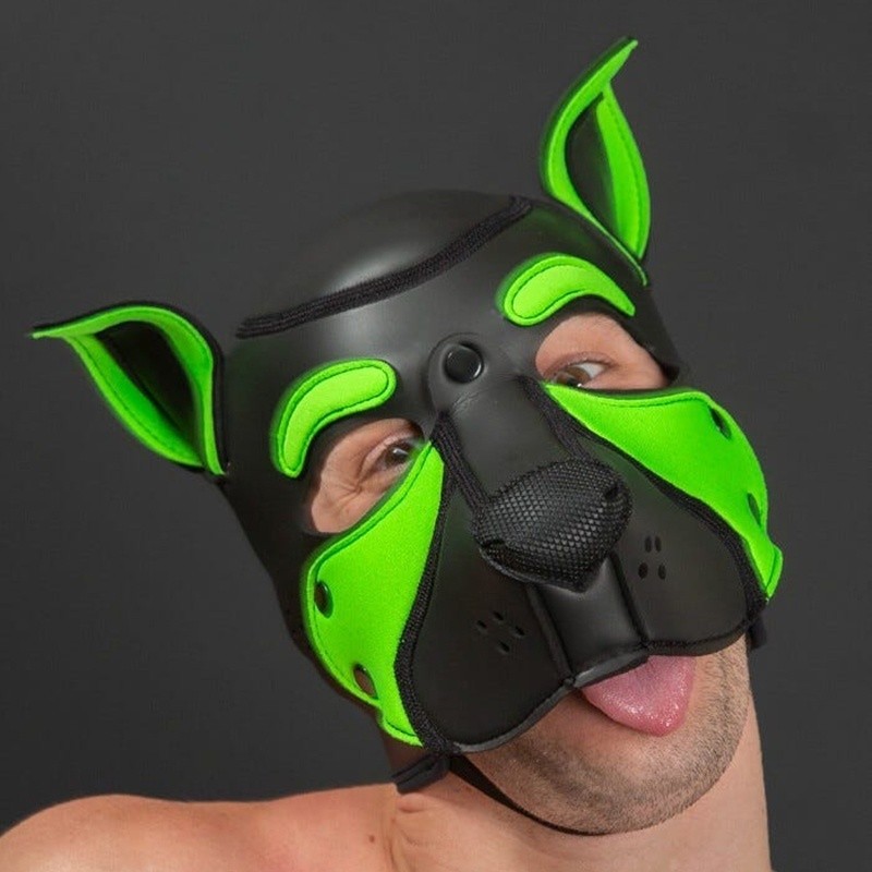 Neo frisky pup hood Green Lime