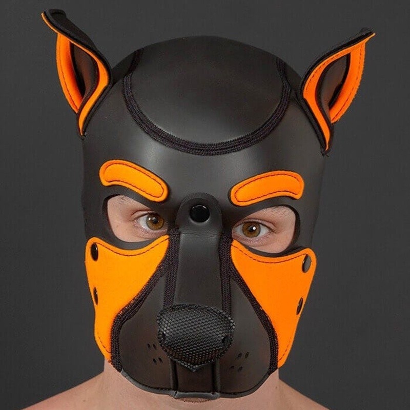 Neo frisky pup hood Orange