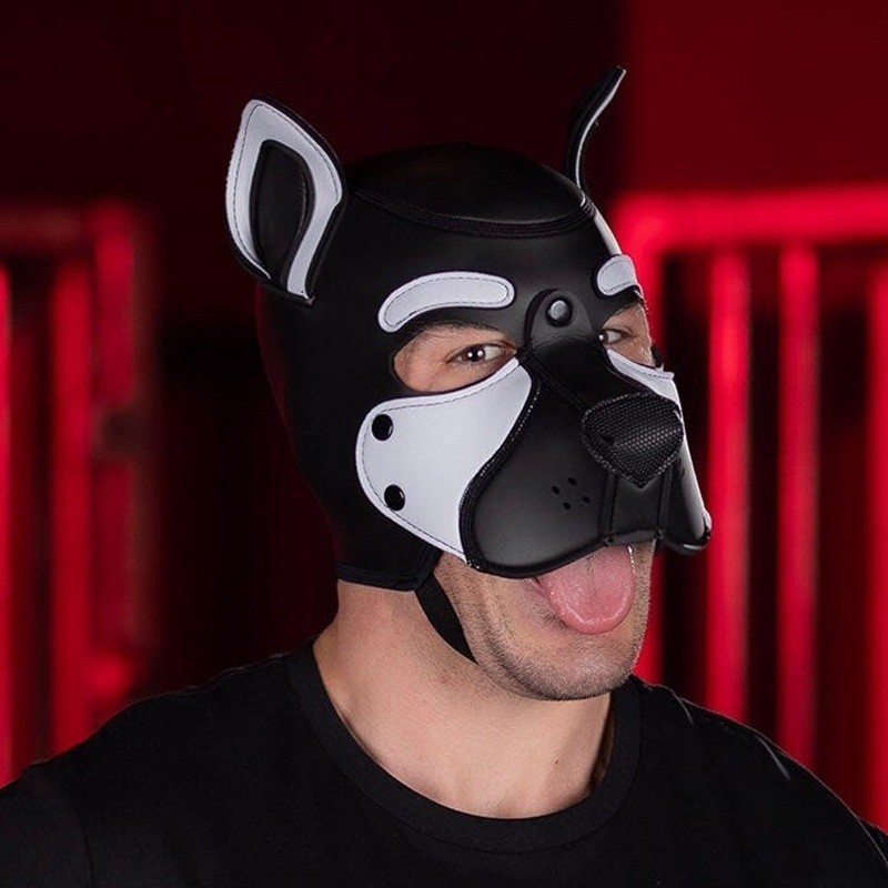 Neo frisky pup hood White