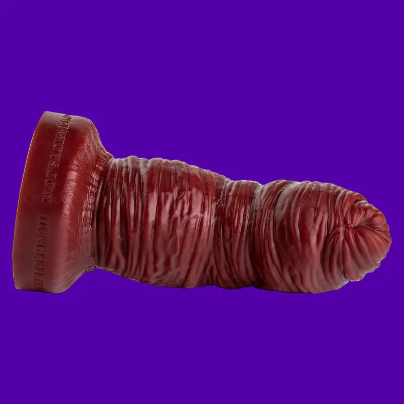 Hankey's Toys HungerFF Prolapse Dildo, life cast, 4 sizes | Dark-Ink