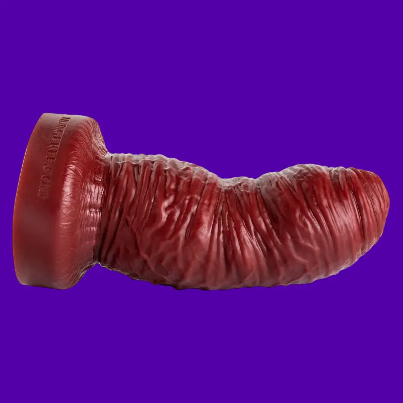Hankey's Toys HungerFF Prolapse Dildo, life cast, 4 sizes | Dark-Ink