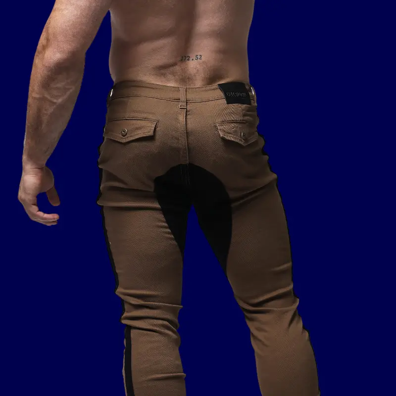 CB13 Brigade Twill Zipper Pant, Satteldetail, schwarz | Dark-Ink
