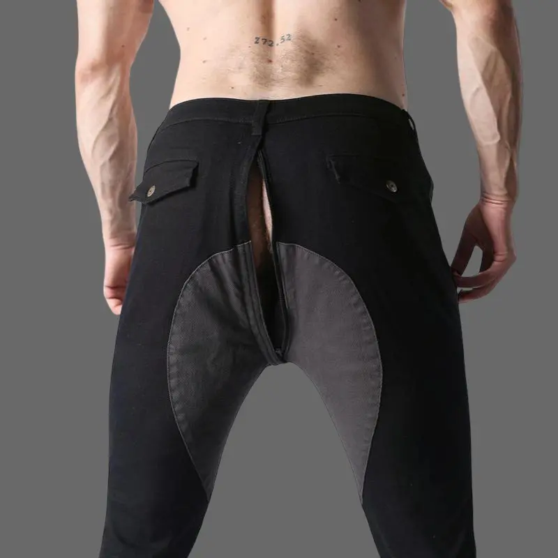 CB13 Brigade Twill Zipper Pant, Satteldetail, schwarz | Dark-Ink