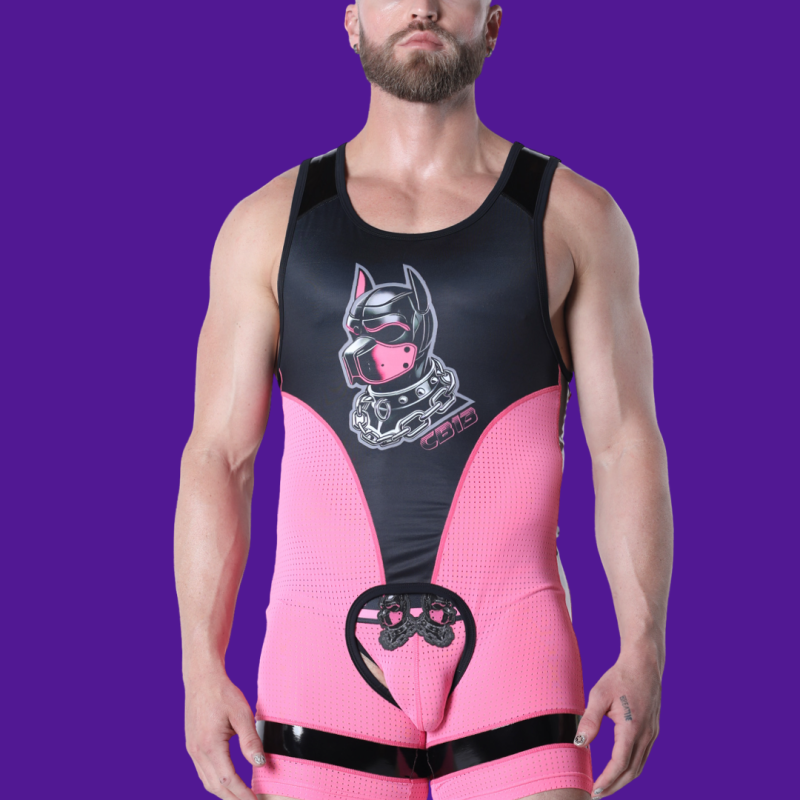 Kennel Club Dark Pup Jockstrap Pink