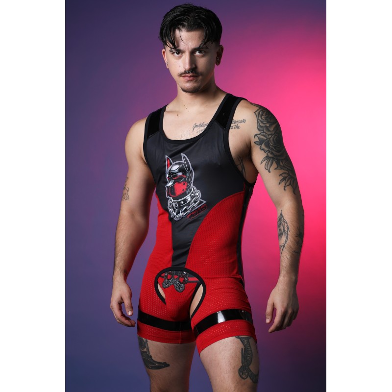 Kennel Club Dark Pup Jockstrap Red