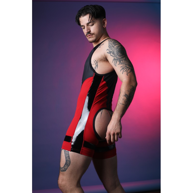 Kennel Club Dark Pup Jockstrap Red