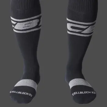 Chaussettes hautes Dark Pup CB13 Kennel Club, taille unique | Dark-Ink