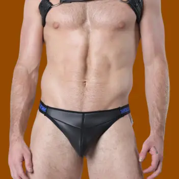 Cellblock 13 Battle Neoprene Jockstrap, Detachable C-Ring | Dark-Ink