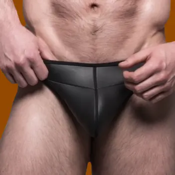 Jockstrap néoprène Battle Cellblock 13, cockring détachable | Dark-Ink
