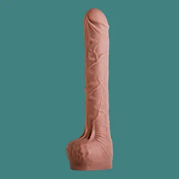 Gode long Largo Hankey's Toys, 40 cm insérables | Dark-Ink