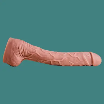 Gode long Largo Hankey's Toys, 40 cm insérables | Dark-Ink
