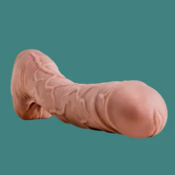 Hankey's Toys Largo Extra-Long Dildo, 16" insertable | Dark-Ink