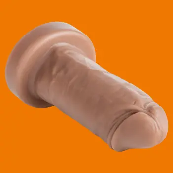 Hankey's Toys Mateo Realistic Dildo, lifecast, 4 sizes | Dark-Ink