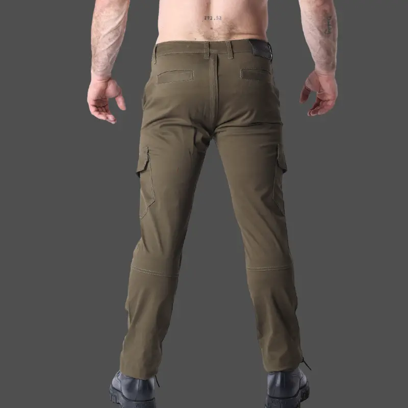 Pantalón cargo CB13 Conquest Army, cremallera trasera | Dark-Ink