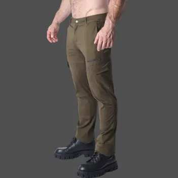 Pantalón cargo CB13 Conquest Army, cremallera trasera | Dark-Ink