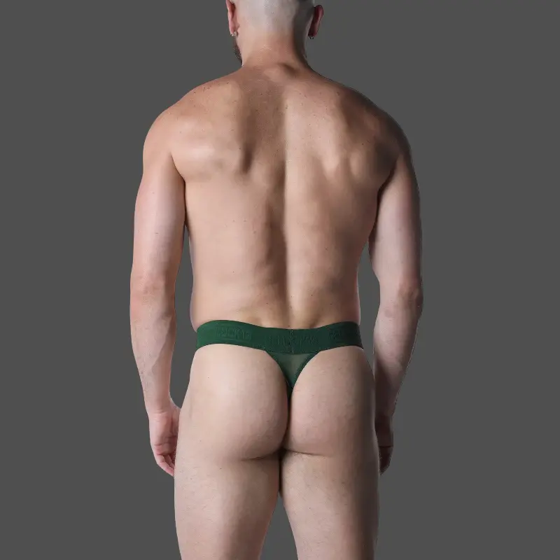 Tanga mesh Void CB13, doble capa semitransparente | Dark-Ink