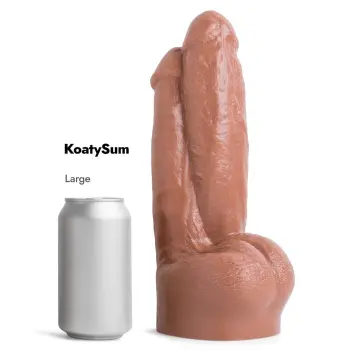 Hankey's Toys KOATYSUM Dual Mold Dildo, 4 sizes | Dark-Ink