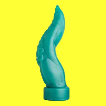 Dildo tentáculo Taintacle Hankey's Toys, curva S, knot | Dark-Ink