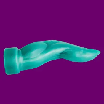 Hankey's Toys Taintacle Tentakel-Dildo, S-Kurve, Knoten | Dark-Ink