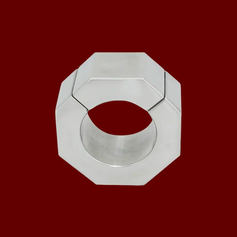 DARKLINE ZE NUT Brushed Steel Ball Stretcher, Hex Shape | Dark-Ink