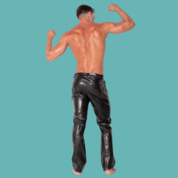SF LEATHERETTE 5 POCKETS PANTS