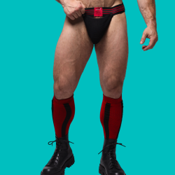Tight end 2" snap up Shadow jockstrap