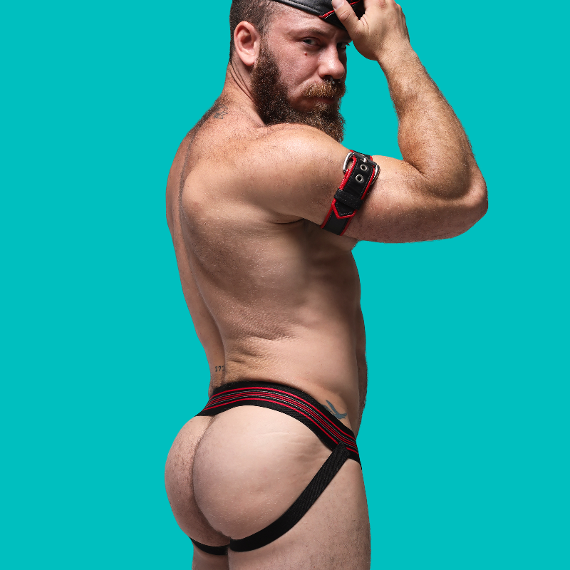 Tight end 2" snap up Shadow jockstrap