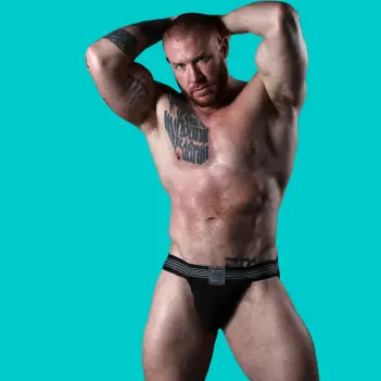 Jockstrap Tight End Shadow CB13, poche snap-off | Dark-Ink