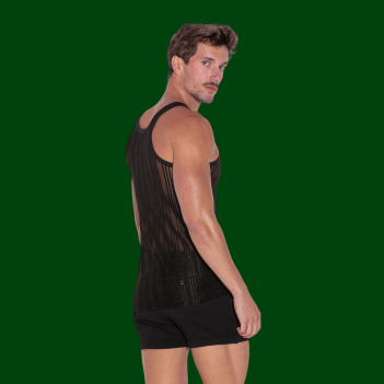 Sheer stripes tanktop