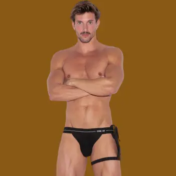CODE 22 Sport Holster Black: Adjustable Leg Band | Dark-Ink