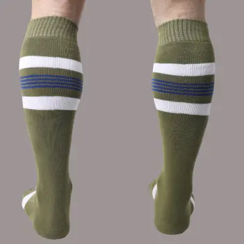 Cellblock 13 Tight End knee high socks, 6 colors CB13 match | Dark-Ink