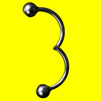 Cockring barbell DARKLINE, cierre magnético, barra 6 mm | Dark-Ink