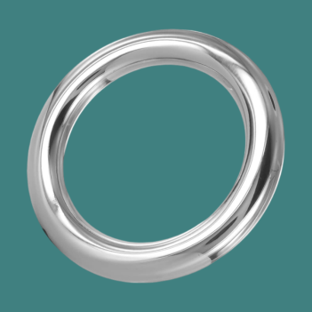 Cockring Redondo – Acero Inoxidable Macizo