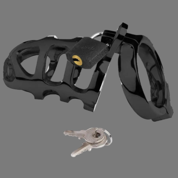Cage de Chasteté BRUTAL en Acier Inoxydable – Dispositif de Contrôle Masculin