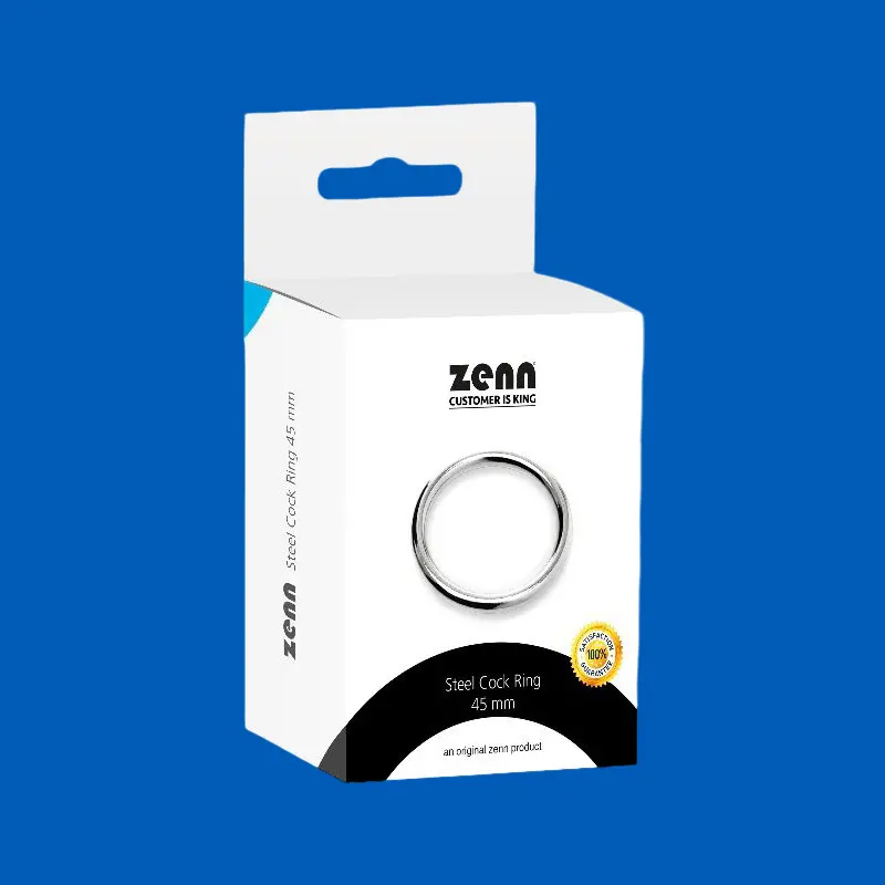 ZENN Cockring Stahl 50 mm, Ringbreite 6-7 mm | Dark-Ink
