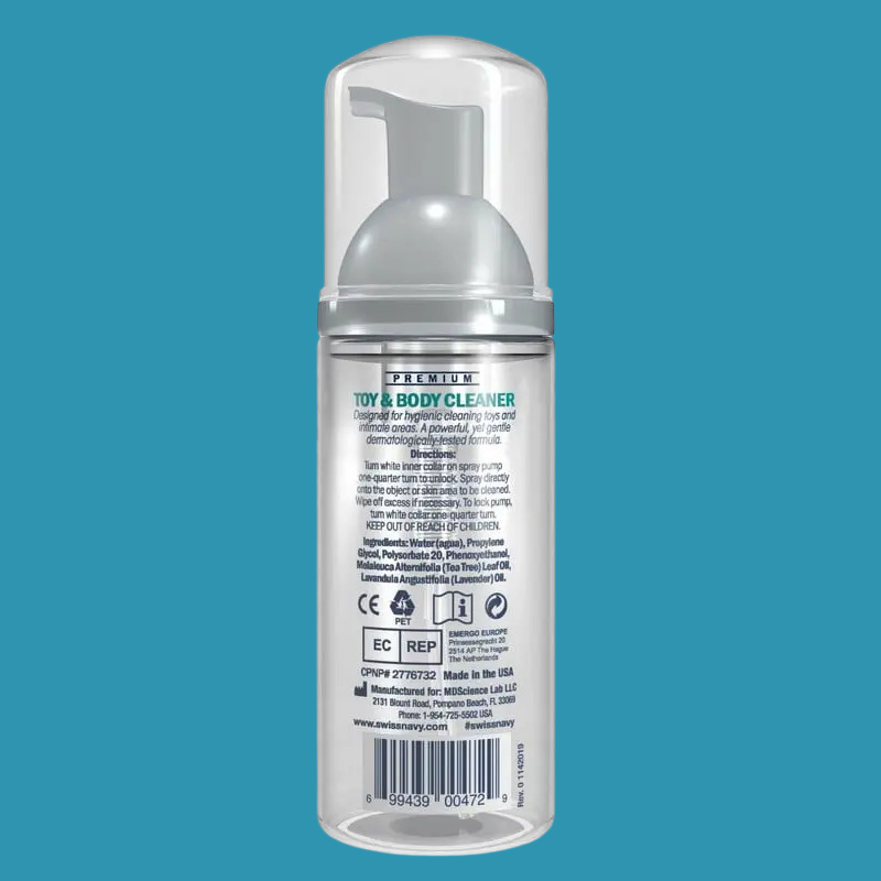 Toy & body cleaner foam