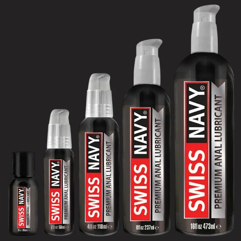 Lubricante anal Swiss Navy con clavo, sin efecto anestésico | Dark-Ink