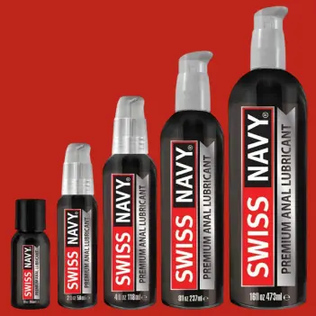 Lubricante anal Swiss Navy con clavo, sin efecto anestésico | Dark-Ink