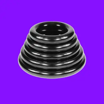 DARKLINE Cockring schwarz eloxiert, Glans Ring 8 mm | Dark-Ink
