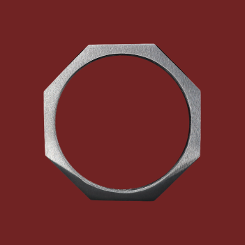 Ze Nut Cockring Edelstahl