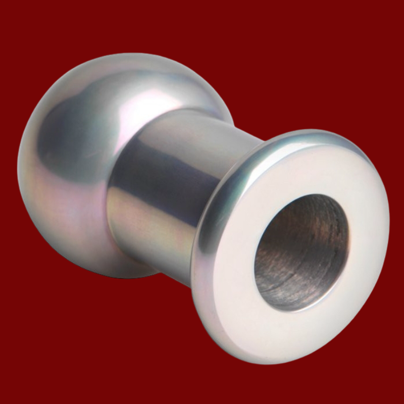 Anal Stretcher Plug Aluminium Black Edition – Matte Finish Tunnel Plug