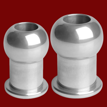 Anal Stretcher Plug Aluminium Black Edition – Matte Finish Tunnel Plug