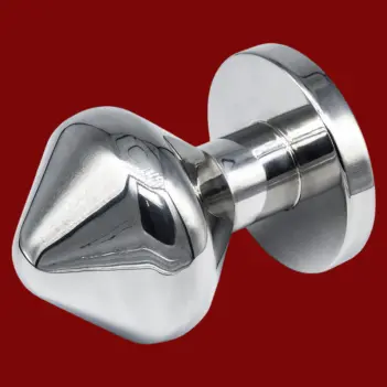 Plug anal DARKLINE Ace of Spades, inox miroir, 65 mm | Dark-Ink