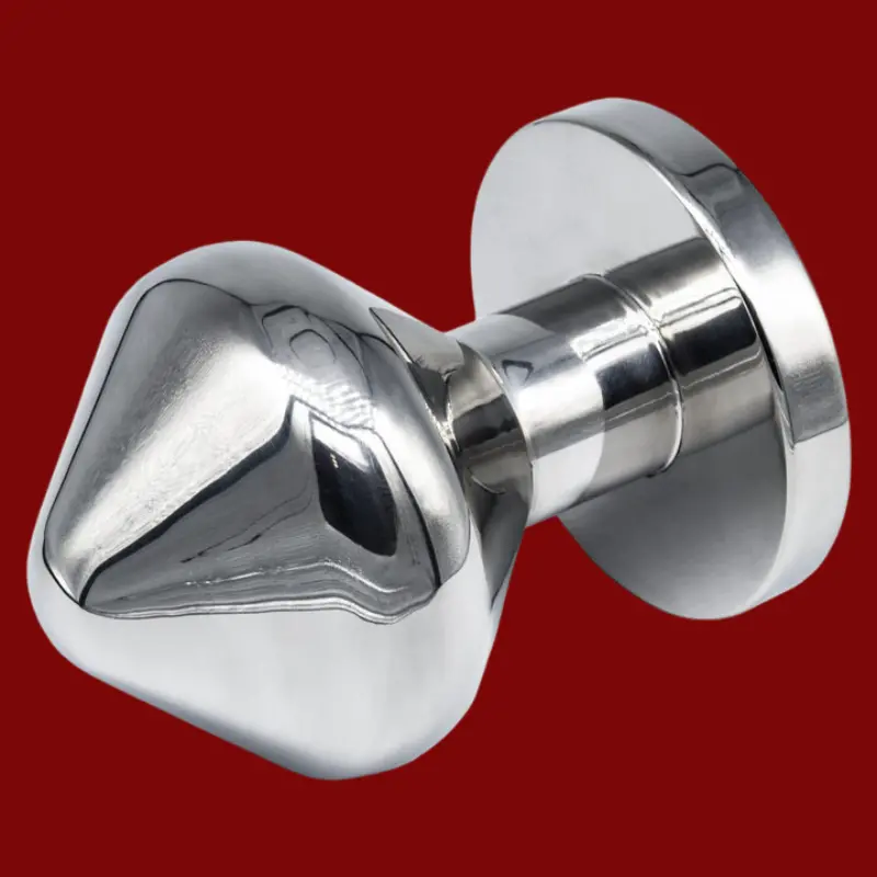 Plug anal DARKLINE Ace of Spades, inox miroir, 65 mm | Dark-Ink