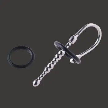 Steel Ribbed Penis Plug | Gerippter Edelstahl Harnröhrenplug