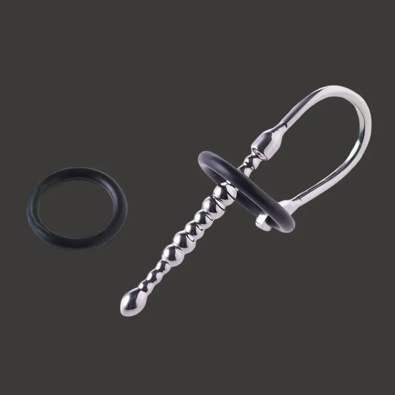 Steel Ribbed Penis Plug | Gerippter Edelstahl Harnröhrenplug