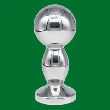 Plug anal bola DARKLINE acero inox pulido, cabeza 45 mm | Dark-Ink