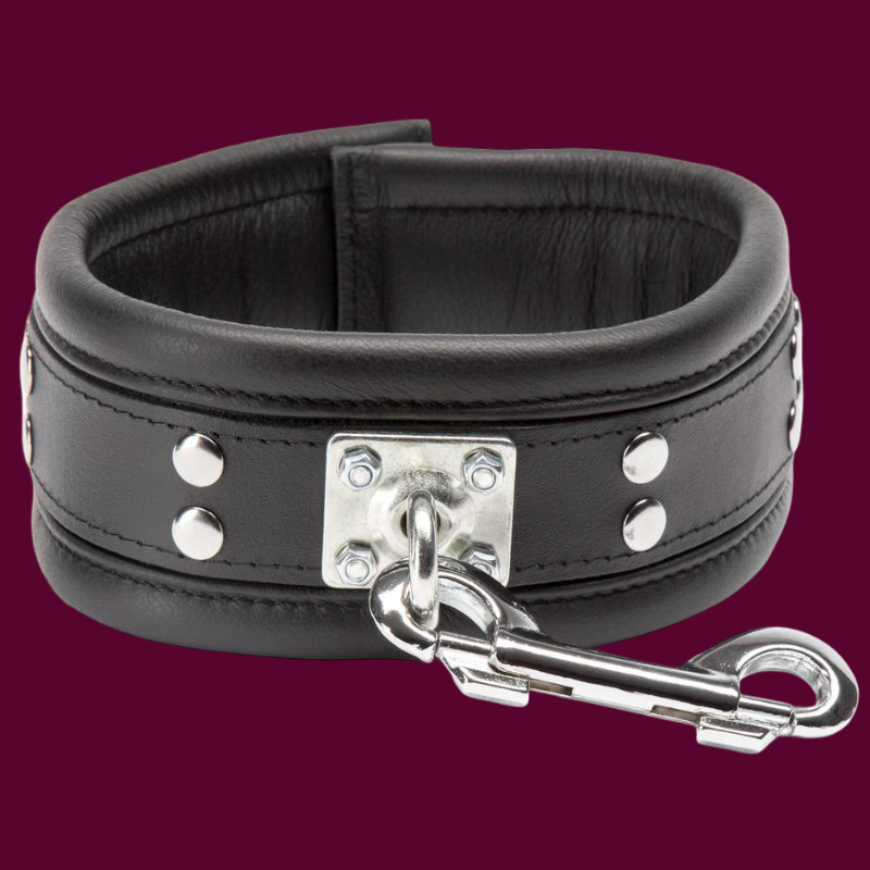 Deluxe Heavy Leather Rotational Collar