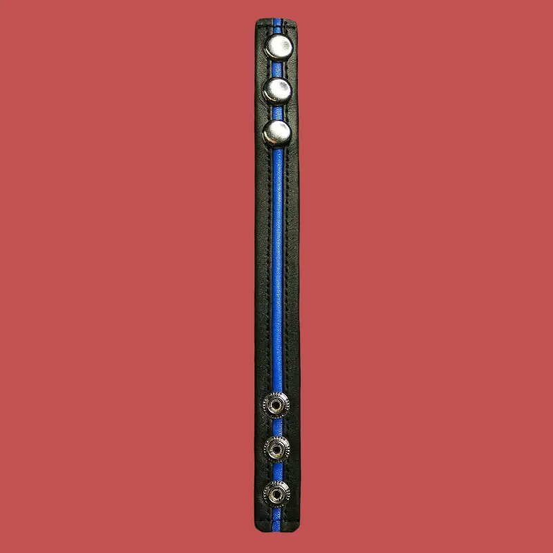 DARKLINE Cockstrap Nappaleder, 3 Druckknöpfe Stahl | Dark-Ink