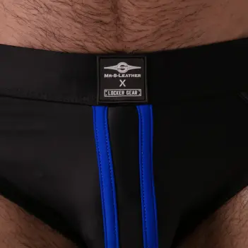 Locker Gear Pool Boy Badehose Square Cut, 4 Farben | Dark-Ink